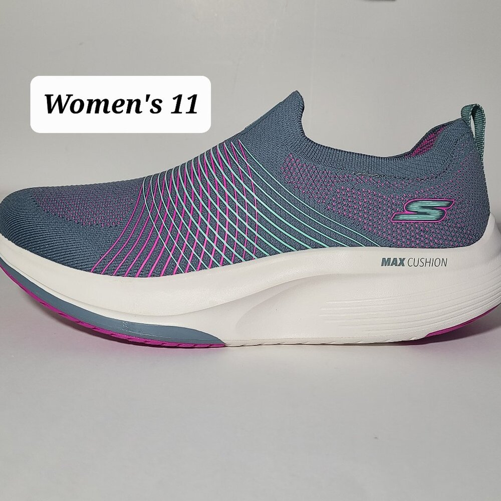 Skechers Go Walk Max Walker Goga Mat Women's Purple/Pink Shoes Size 11 NWT